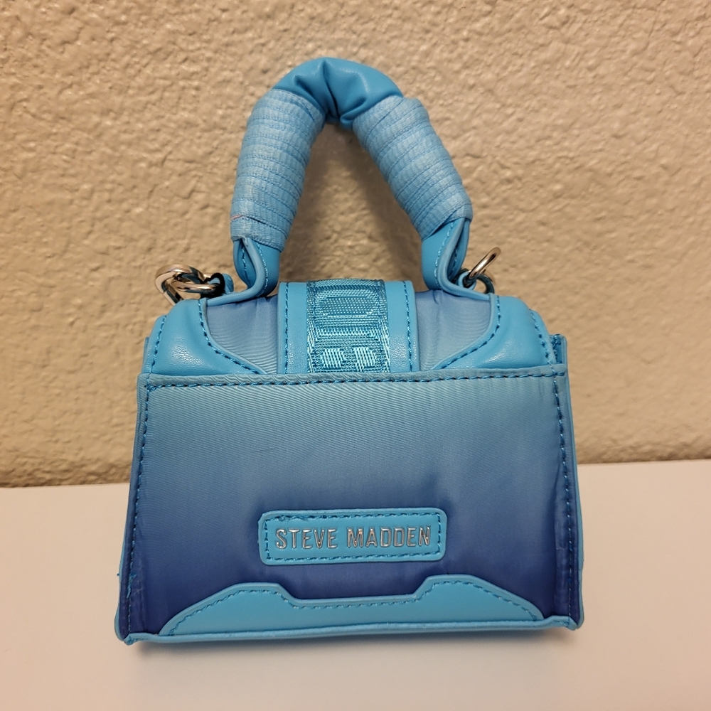 NWT Steve Madden Blue Mini Bag - Picture 3 of 6